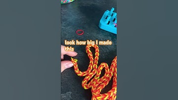 Look how big I made this  #loombands #bands #bracelet #bracelets