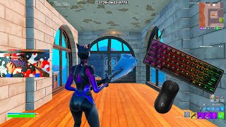 ⭐️[1HR]Steelseries Apex Pro Mini ASMR Chill🤩Tilted Zone Wars🏆Satisfying Keyboard Fortnite 360FPS⭐️