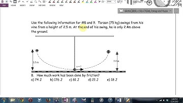 Physics 12 U3 Answers to Quiz