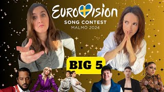 Eurovision 2024: Big 5 + Sweden Rehearsals REACTION