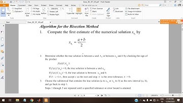 EE324-Bisection, Regula Falsi and Newton Raphson Methods using MATLAB-Lecture-17