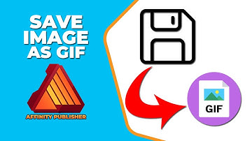 How to save image from affinity publisher as a gif