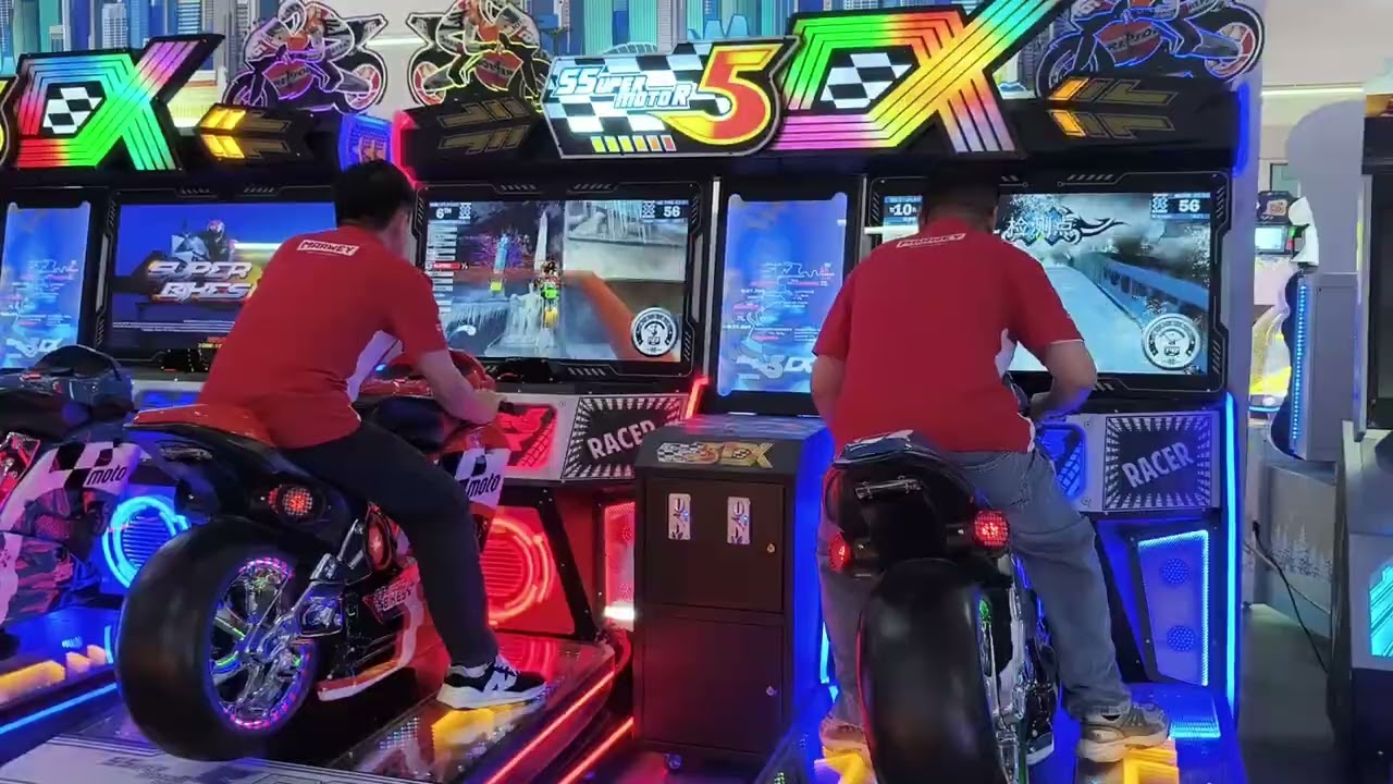 Dominate the Streets! 🏍️ Super Motor 5 DX Arcade Racing Simulator | Intense Twin-Bike Action