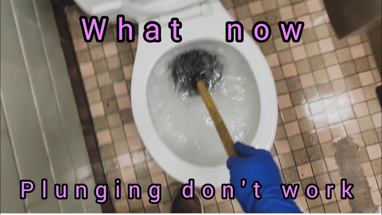 When a PLUNGER doesn't work YouTube