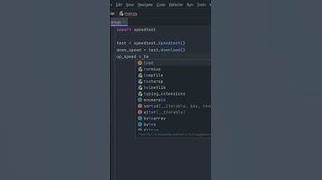 Internet speed test using Python 👍😉 #codewithharry #css #python #programming  #shorts