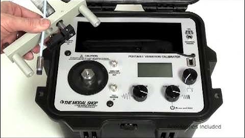 Portable Vibration Calibrator - Overview - 9110D