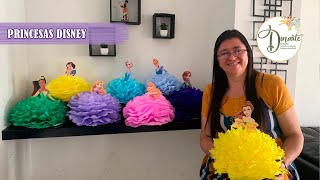 Princesas Disney en papel seda- Dinarte con Dina Castaño