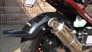 「HONDA ZOOMER」BEAMS SS300の消音をグラスウールでしてみた（その後）