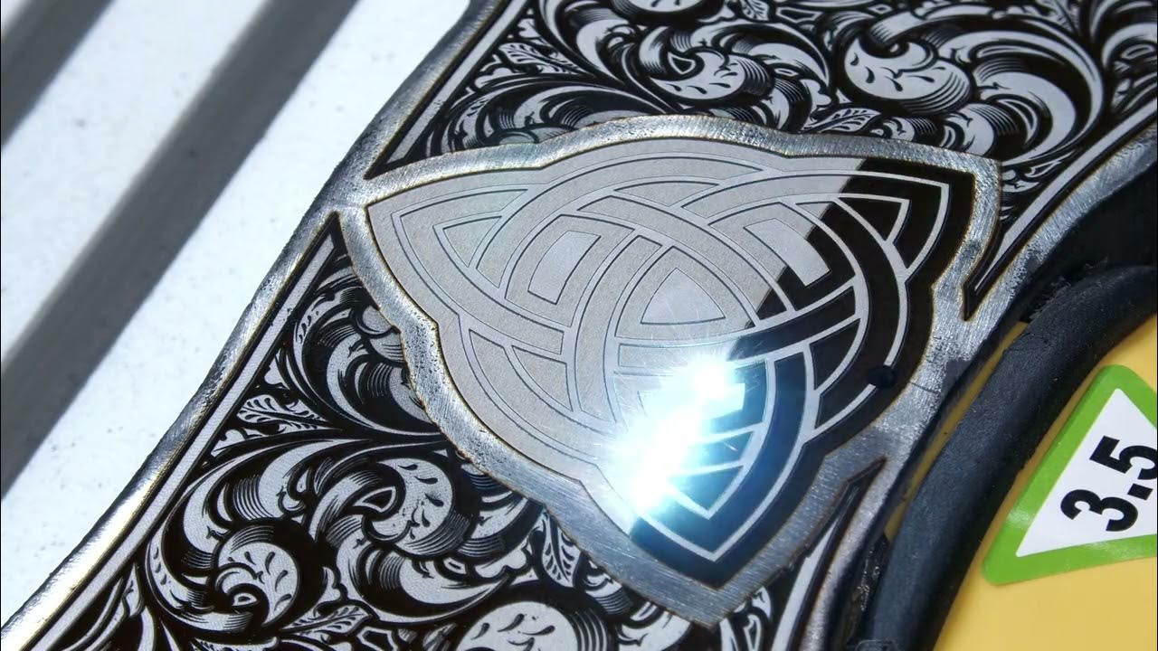 Realtime Harbor Freight Battle Axe Laser Engraving YouTube