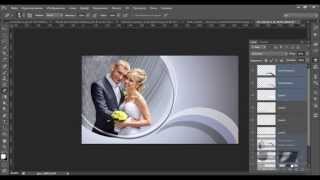 Оформляем свадебную фотографию в фотошопе Оформляем свадебную фотографию в фотошопе
