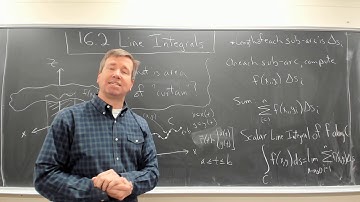 MTH 320--16.2--Line Integrals Part 1