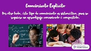 Conocimiento Tácito y Explícito