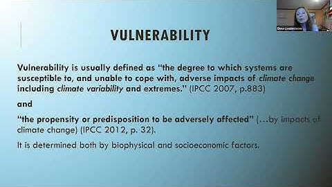 Climate Vulnerability | What is Vulnerability