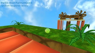 Marble Blast PlatinumQuest random tutorial levels gameplay