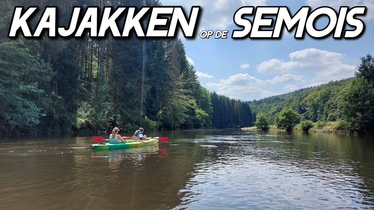 Kajakken Op De Semois In De Belgische Ardennen Camping Les Ochay