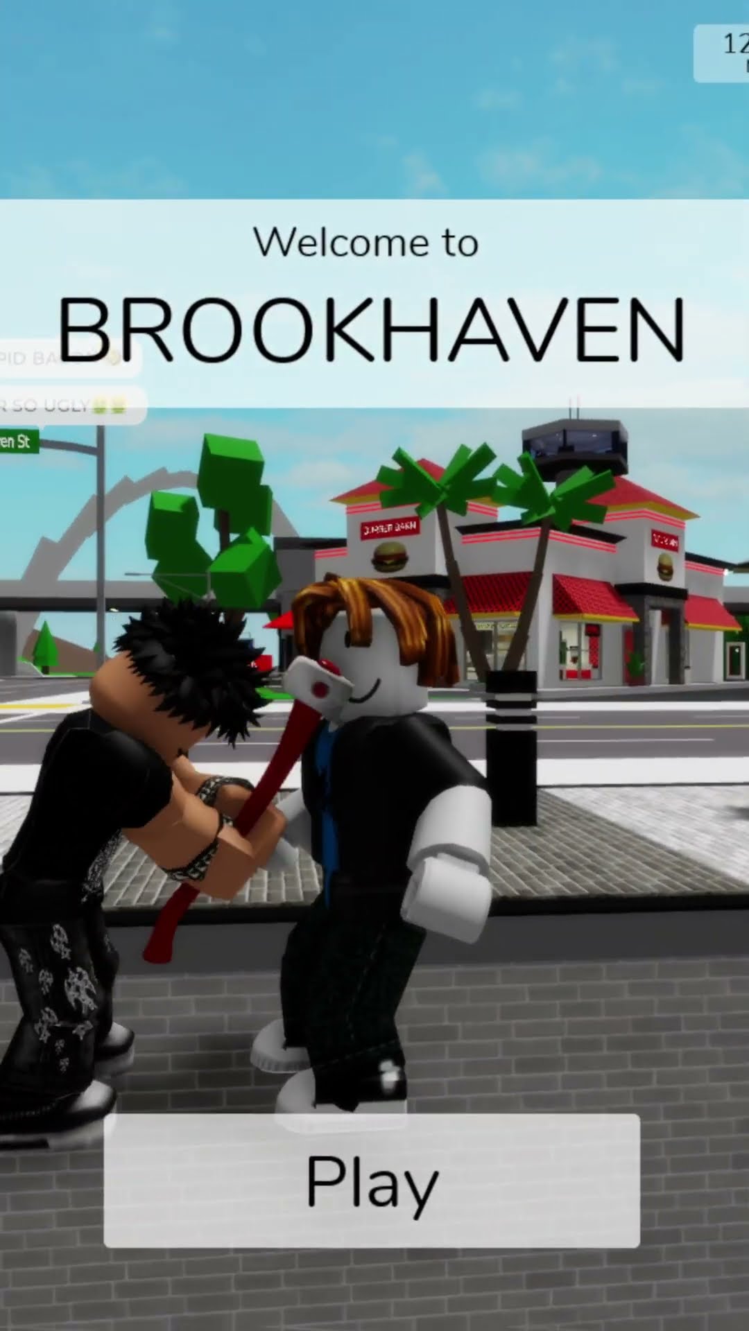 He thought I was A BACON.. ?? #shorts #roblox