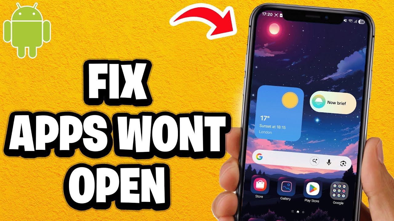 How To Fix Apps Won't Open On Android - Fastest Guide - YouTube