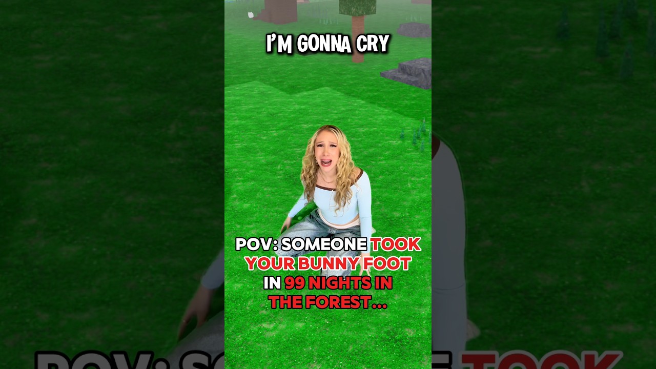 When Someone “STEALS” Your BUNNY FOOT in 99 NIGHTS IN THE FOREST on ROBLOX! 🐇