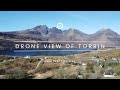 Drone view of torrin  blaven isle of skye