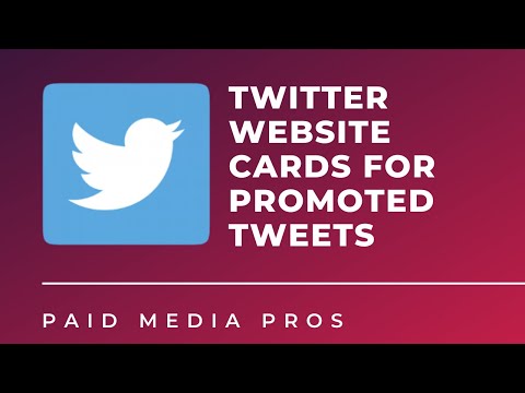 Twitter Website Cards for Promoted Tweets