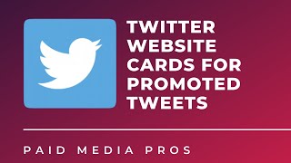 Twitter Website Cards for Promoted Tweets