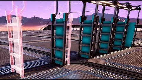 Satisfactory: stack-able conveyor poles encroaching when they shouldn