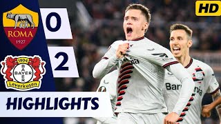 Bayer Leverkusen vs AS Roma 2-0 Extended Highlights & All Goals 2023/2024