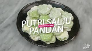 Kue Putri Salju Pandan