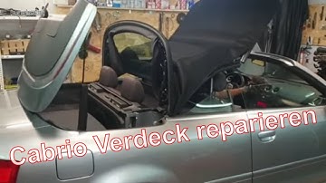 AUDI A5 F5 Cabriolet Verdeckmodul schließen mit Schlüssel