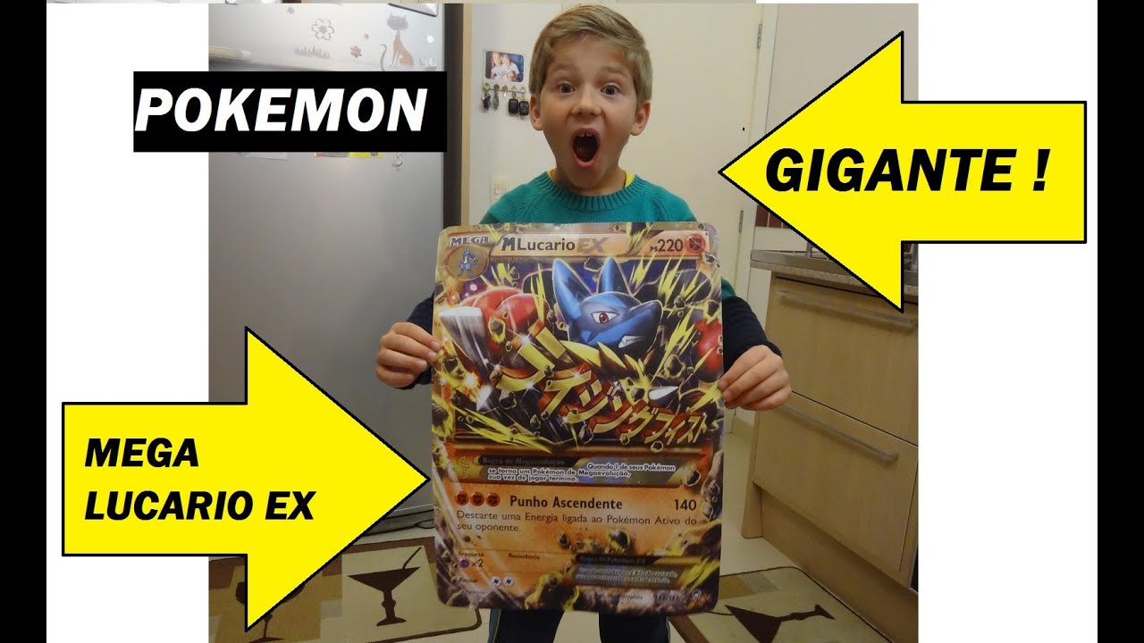 Carta Pokemon GIGANTE  YouTube