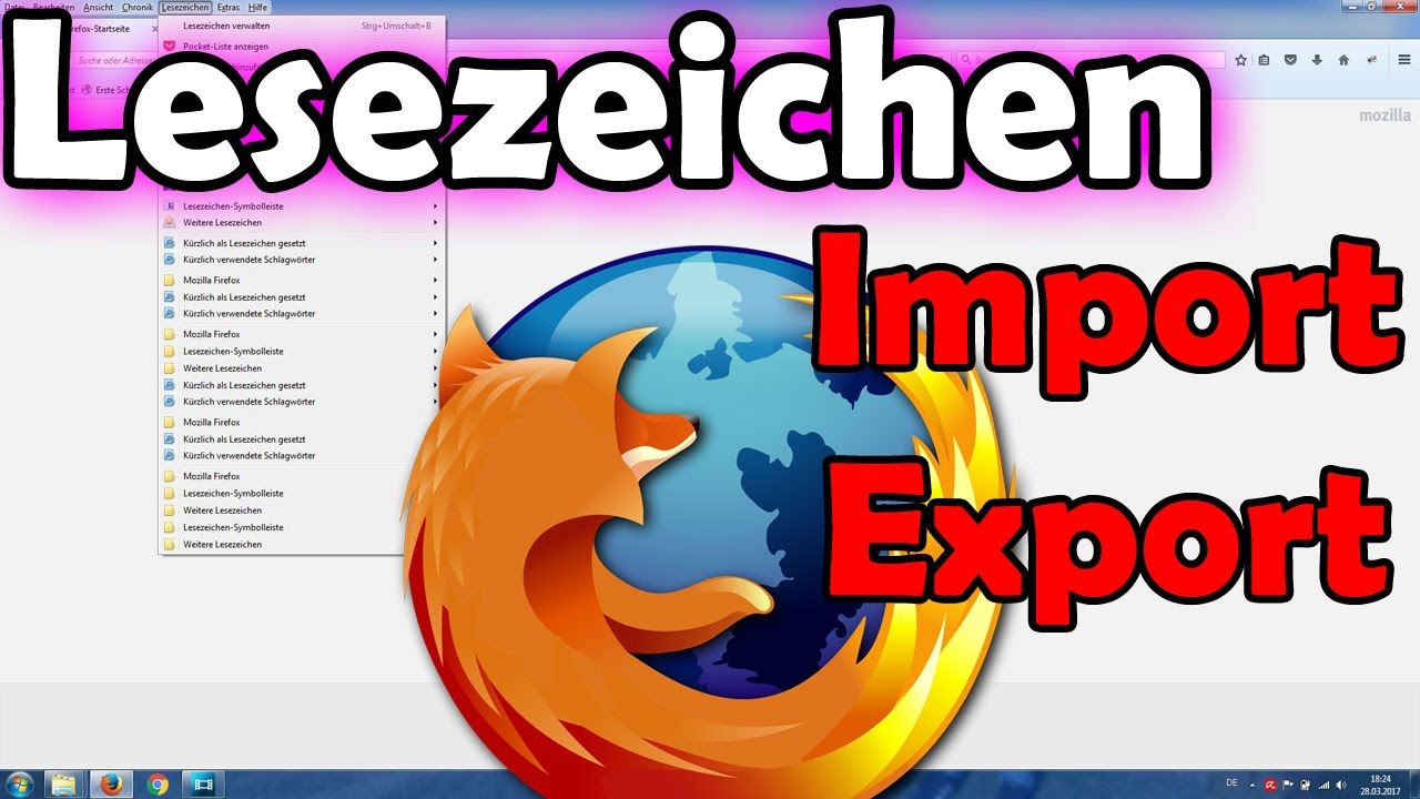 lesezeichen von safari nach firefox importieren