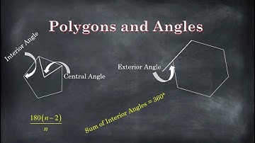 Polygons and Angles, Central, Interior, Exterior for Regular and Irregular Polygons
