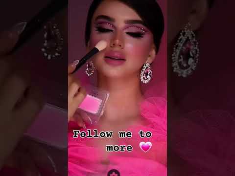 مكياج وردي روووعة    