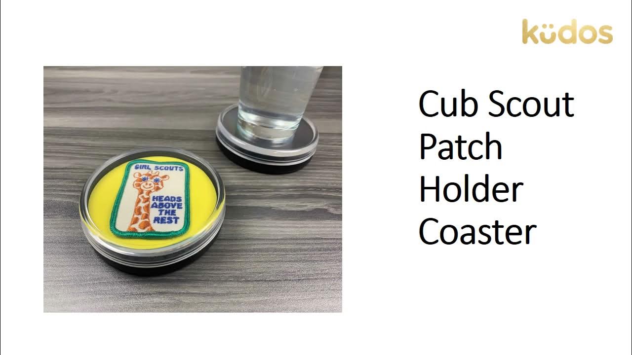 Cub Scout Patch Holder Coaster YouTube