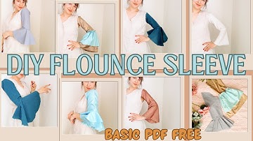 How to Sew 7 Types of Flounce Sleeves (Free Pattern + Easy Tutorial)