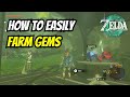 How to farm gems in tears of the kingdom  easy gem farming totk  gem farming totk  easy gems totk