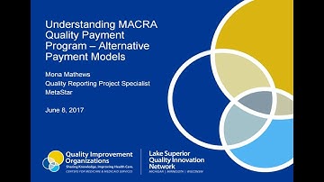 Understanding MACRA Quality Payment Program - Alternative Payment Models