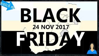 South African BLACK FRIDAY sales 24 Nov 2017
