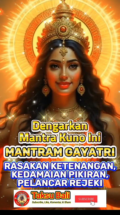 #shortvideo MANTRAM GAYATRI VERSI BALI #taksubaliofficial #gayatrimantra