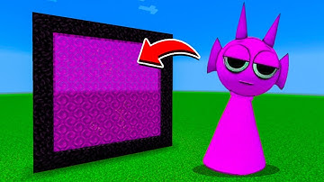 How to Make A Portal To The Pinki Sprunki Dimension in Minecraft!