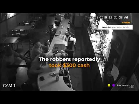 LiveLeak: Worlds Chillest Man Lights Cigarette at Gunpoint During Bar Robbery