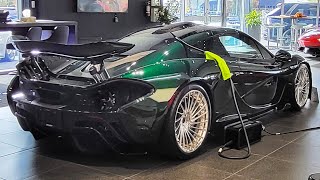 McLaren P1 and Senna at this car showroom