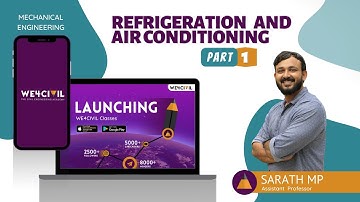DEMO CLASS No.6 | REFRIGERATION AND AIR CONDITIONING  I Part-01 | WE4CIVIL CLASSES I KWA AE