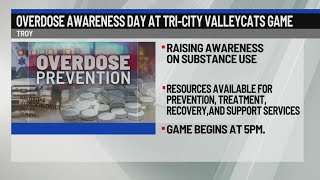 Overdose Awareness Day at Tri-City Valleycats game