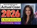 2026 New, Real Interview of U.S. citizenship, Full N-400 Naturalization Interview, Small talk #n400