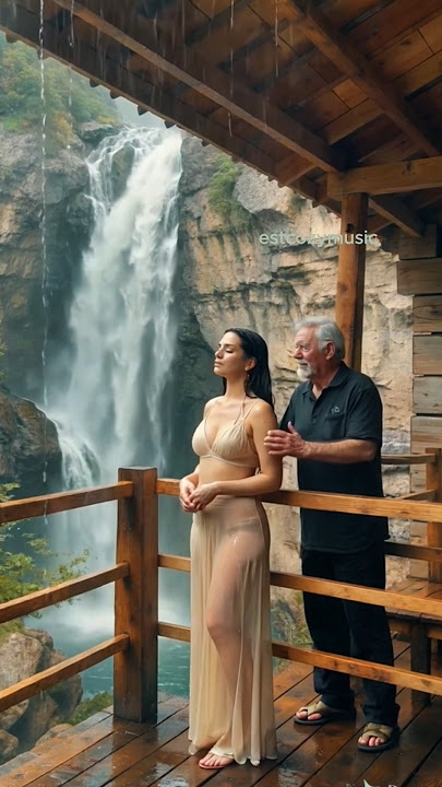 Immerse yourself in serene rural atmosphere for relaxation #short #relax #rain #viralvideo