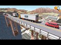 МОСТ НАД ГОРОДОМ! ПРЕВЫСИЛИ ДОПУСТИМУЮ МАССУ | BeamNG.drive