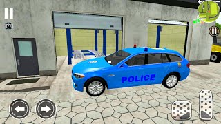 Long BMW Police Car Driving #19 - Patrolling Simulator - Android Gameplay