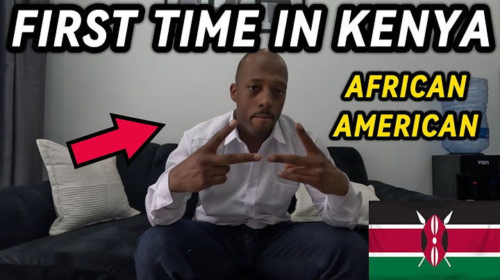 LIFE CHANGED: African American visits Nairobi Kenya for the first time @Khalilshawofficial