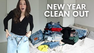 Shocked by my own declutter pile! | DECLUTTER MY CLOSET WITH ME 2024